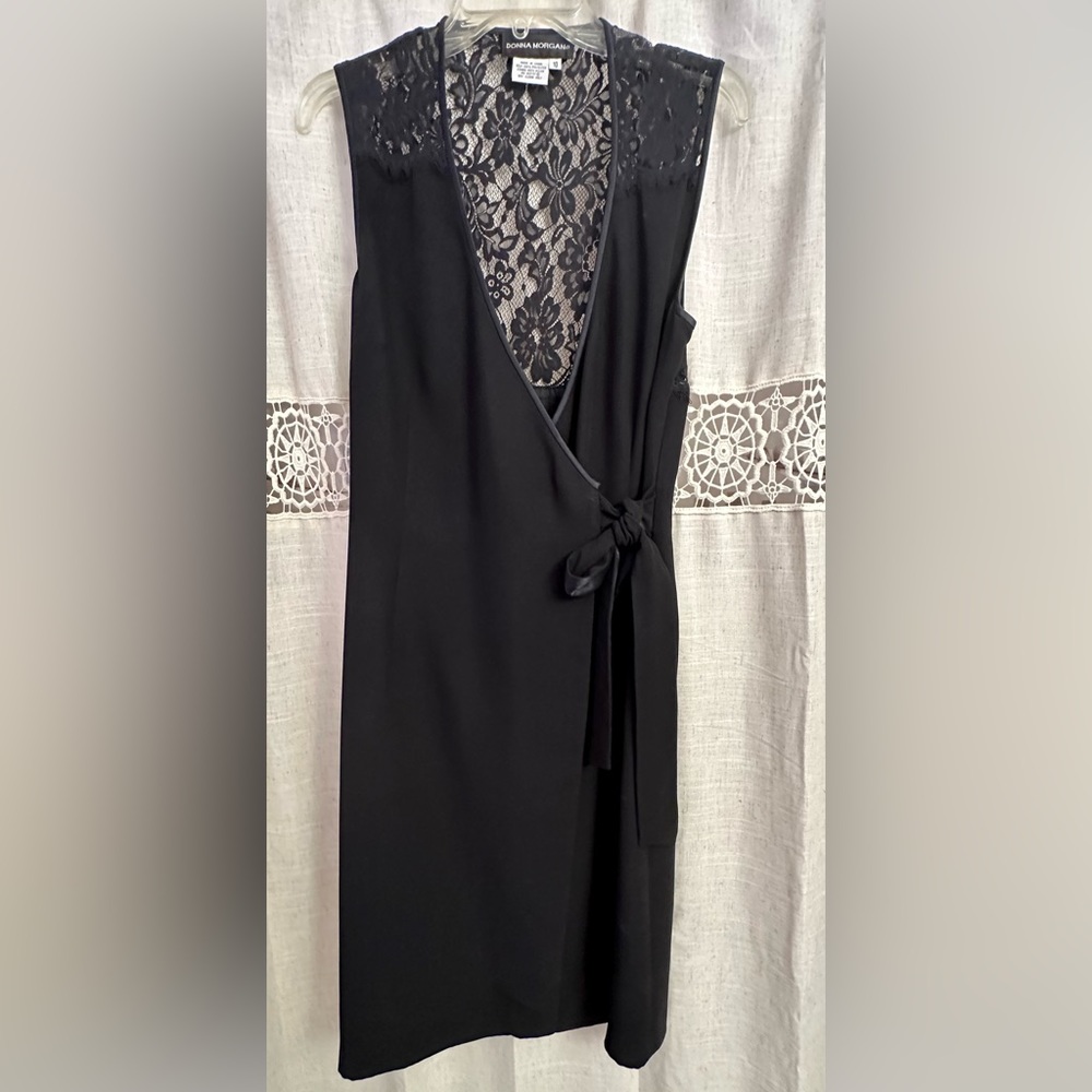 Black Wrap Dress!